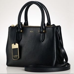 Ralph Lauren Newbury Mini Double Zip Satchel